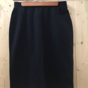 Black pull on skirt.